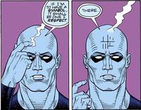IF I'M TO HAVE A SYMBOL, IT SHALL BE ONE I RESPECT. THERE.