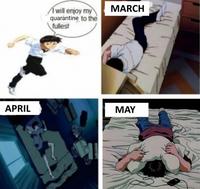 MARCH will enjoy my quaràntine to the fullest APRIL MAY