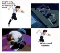 Omg it's finally friday. I will enjoy my weekend to the fullest. What a good weekend.