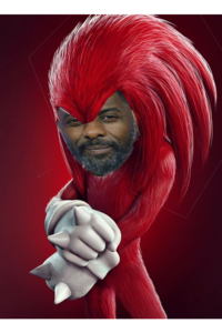 Idris Elba Knuckles by @jluiz1981