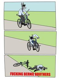 FUCKING BERNIE BROTHERS Tire Wheel Land vehicle Motorcycle Motor vehicle Automotive tire Art Vehicle Font Automotive design Motorcycling Automotive wheel system Parallel Motorcycle racing Auto part