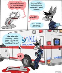 Aw man, l'd love to, but that one p,please help me,, i've been stabbed by an elephant,. dude said I wasnt allowed. who??? y'know... manchin... or sin enema... either one reall.. Take solace in SD.N.C. knowing I totally 100% would've if I could've tho, ok? AMBULANC ok 123 AMBU HAPPYROADKILL Wheel Tire White Organ Product Cartoon Motor vehicle Mode of transport Font Line Red Automotive lighting Vehicle Parallel