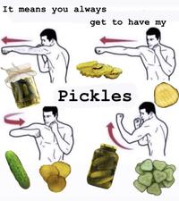 It means you always get to have my Pickles