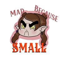 "@CiderSpiderr
 Mad because Small! Loved these videos, so had to draw my favorite angry Lalafell"