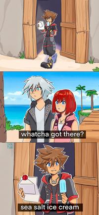 SEATHA whatcha got there? SEA THA sea salt ice cream