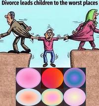 Divorce leads children to the worst places