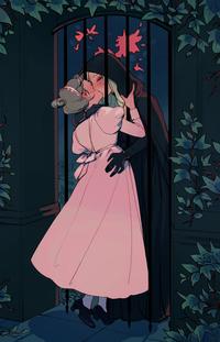 A kiss... 
