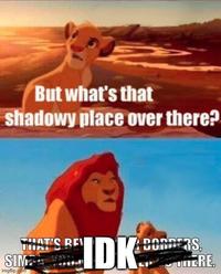 But what's that shadowy place over there? THAT'S REN SIM IDK BORDERS, UNERE. imgflip.com