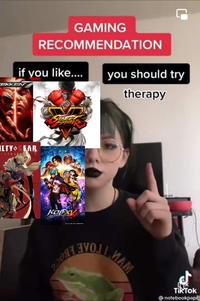 GAMING RECOMMENDATION if you like.. you should try EKKEN therapy REET GHIE ILTY GEAR - STRIVE THE KINGOF FIGHTERS TTOAE MAM TikTok notebookpapi
