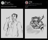 Jayce 'esex be4hex VIK @ Sweetmilken thusinst Replying to esex b4 hex POV youre jjust a little hater And?