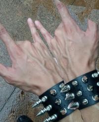 Rocker GF And BF Hands