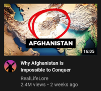 AFGHANISTAN 16:05 Why Afghanistan Is Impossible to Conquer RealLifeLore 2.4M views • 2 weeks ago