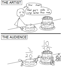 THE ARTIST man) that quy's cake is way better than mine THE AUDIENCE 20