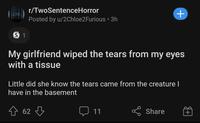 Bad Two-Sentence Horror