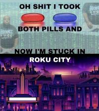 Oh Shit I Took Both Pills And Now I'm Stuck In Roku City