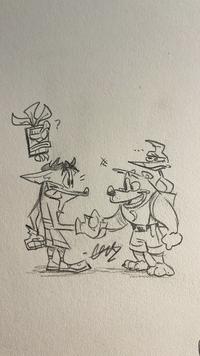 Crash and Banjo are roommates now lol