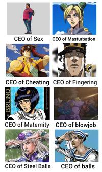 CEO of Sex CEO of M----------- KC CEO of Cheating CEO of Fingering CEO of Maternity CEO of b------ CEO of Steel Balls CEO of balls ONNN