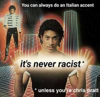 You Can Always Do an Italian Accent, Unless You're Chris Pratt