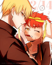 14 ※目を閉じている間に勝手に結んで勝手に解いている図