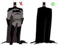 The DCAU is good at having him do this.