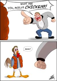 What Are You McFly? Chicken?