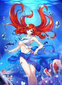 Tsubaki Yayoi underwater