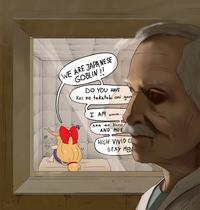 <blockquote class="twitter-tweet"><p lang="en" dir="ltr">WE ARE JAPANESE GOBLIN but the doctor checks on Suika (She is happy :3) <a href="https://t.co/MTFkChHo0S">pic.twitter.com/MTFkChHo0S</a></p>&mdash; Manncho COMMISSIONS CLOSED (@mannchoart) <a href="https://twitter.com/mannchoart/status/1503541564395634695?ref_src=twsrc%5Etfw">March 15, 2022</a></blockquote> <script async src="https://platform.twitter.com/widgets.js" charset="utf-8"></script> 