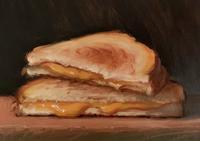 Noah Verrier Grilled Cheese Painting