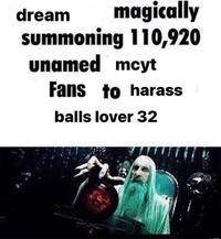 magically summoning 110,920 unamed mcyt dream Fans to harass balls lover 32