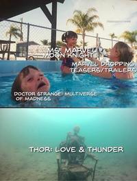 daaaaannneee MS. MARVEL MOON KNIGHT MARVEL DROPPING TEASERS/TRAILERS DOCTOR STRANGE: MULTIVERSE OF MADNESS THOR: LOVE & THUNDER