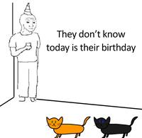 They don't know today is their birthday