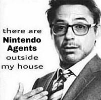 there are Nintendo Agents outside my house