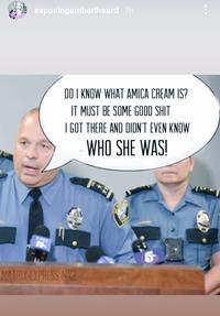 exposingamberlheard 7h DO I KNOW WHAT AMICA CREAM IS? IT MUST BE SOME GOOD S--- I GOT THERE AND DIDN'T EVEN KNOW WHO SHE WAS! MATRIX EXPRESS MK2