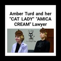 Amber Turd and her "CAT LADY" "AMICA CREAM" Lawyer It's Fine CO I'm Fine Everything Is Fine