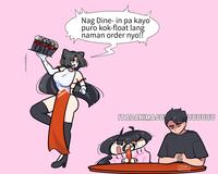 Nag Dine- in pa kayo puro kok-float lang naman order nyo!! Jollibot ITADAKIMASU UUUUUU 44 PEARL SENPAI