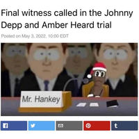 Final witness called in the Johnny Depp and Amber Heard trial Posted on May 3, 2022, 10:00 EDT Mr. Hankey