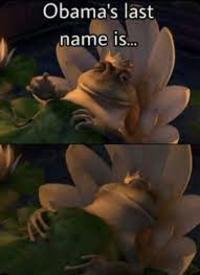 Obama's last name is.