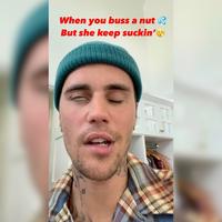 When you buss a nut But she keep suckin' FE OKING