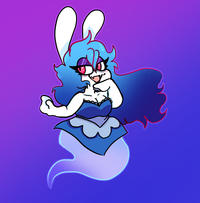 Ghost Rabbid by lofichickenwing