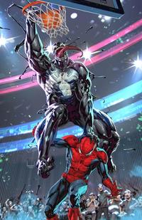 200th issue of Venom #35 Kael Ngu slam dunk basketball variant