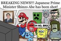 BREAKING NEWS!!! Japanese Prime Minister Shinzo Abe has been shot! m OH NO, BRO! 20