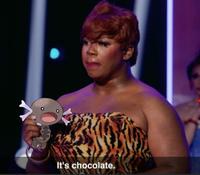 ६ It's chocolate.