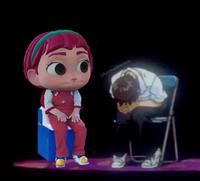 Mapi and Shinji in Chairs