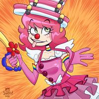 As promised, fashionably late clown girl ❤️