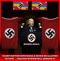 SSOM!! ✔ BANUARD STOP!!! STOP 5 BIDEN 2924 5 B TRUMP SUPPORTERS SHOULD NEVER BE ALLOWED TO VOTE ...AND OUR SYSTEM WILL ENSURE IT!