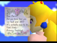 Sverjar Dear Mario: Did you know that you can hack your 3DS? It's actually easy to do. Yours truly-- Princess Toadstool Peach