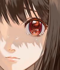 The end of the world, reflected in her eyes