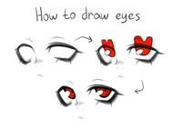 How to draw eyes (