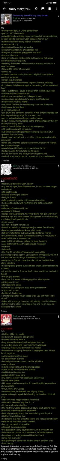 Anon's fuzzy story thread