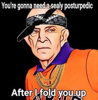 You're gonna need a sealy posturpedic Cook 1 RECE B IN - After I fold you up Jur